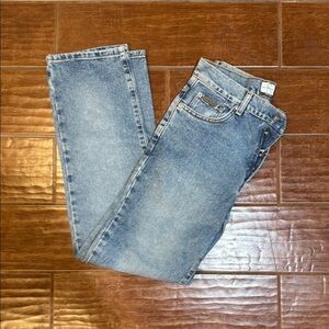 Calvin Klein Blue Straight Jeans with Classic Wash